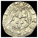 1386-1395 Hungary Silver Denar CLOSELY UNCIRCULATE