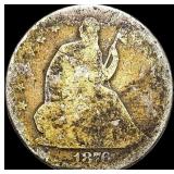 1876-CC Seated Liberty Half Dollar NICELY CIRCULA