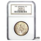 1935 Arkansas Half Dollar NGC MS65