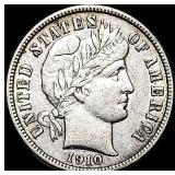 1910 Barber Dime CLOSELY UNCIRCULATED