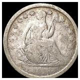 1837-1891 Seated Liberty Dime NICELY CIRCULATED