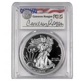 1997-P Silver Eagle PCGS PR69 DCAM Reagan Legacy