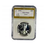 1941 Walking Liberty Half Dollar PGA PR66 Cameo