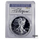1999-P Silver Eagle PCGS PR70 DCAM Thomas D Rogers