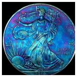 2010 Toned 1 oz Silver American Eagle $1 SUPERB GE