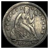 1855 Arrows Seated Liberty Dime LIGHTLY CIRCULATE