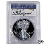 1989-S Silver Eagle PCGS PR70 DCAM Thomas D Rogers