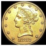 1882 $10 Liberty Head Eagle UNCIRCULATED