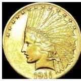 1911 Indian Head $10 Eagle Gold Coin UNCIRCULATED