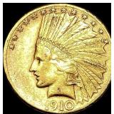 1910 Indian Head $10 Gold Eagle UNCIRCULATED