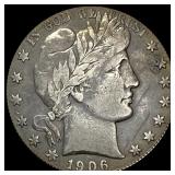 1906-S Barber Half Dollar HIGH GRADE