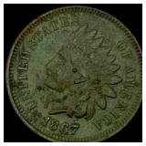1867 Indian Head Cent CLOSELY UNCIRCULATED