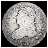 1825 Capped Bust Quarter NICELY CIRCULATED