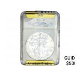 2001 Silver Eagle SGS MS70