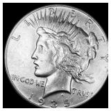 1935 Silver Peace Dollar CHOICE AU