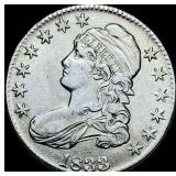1833 Capped Bust Half Dollar CHOICE AU