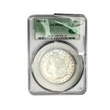 1881-S Morgan Silver Dollar CAC MS64+