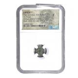 Judaea Alex Jannaeus 103-76 BC Bronze Prutah NGC