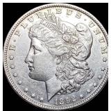 1892 Silver Morgan Dollar  CLOSELY UNCIRCULATED