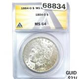 1884-O Morgan Silver Dollar ANACS MS64
