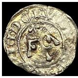 1386-1395 Hungary Silver Denar CLOSELY UNCIRCULATE