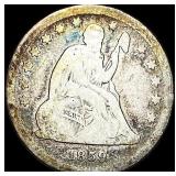 1859-O Seated Liberty Quarter NICELY CIRCULATED