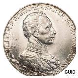 1913A Germany Prussia 2 Mark CHOICE AU