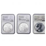 [3 Coins]2006 Silver Eagle NGC MS/PF69