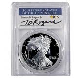 1999-P Silver Eagle PCGS PR70 DCAM Thomas D Rogers