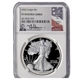 2023-S Silver Eagle NGC PF70 Ultra Cameo