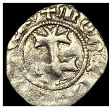 1386-1395 Hungary Silver Denar CLOSELY UNCIRCULATE
