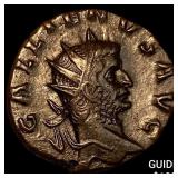 Roman Gallienus 253-268 AD Bronze Dbl Denarius CH
