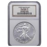 1997 Silver Eagle NGC MS69