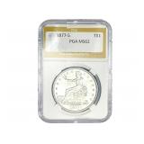 1877-S Silver Trade Dollar PGA MS62