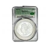 1879-S Morgan Silver Dollar CAC MS64+