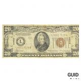 1934-A $20 Federal Reserve Note Hawaii