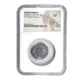Roman Gallienus 253-268 AD BI Dbl-Denarius NGC VF
