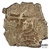 1500-1600s Spanish Empire Silver 1 Reales Cob NEAR