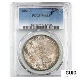 1887-S Morgan Silver Dollar ANACS MS63