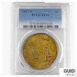 1927-S Silver Peace Dollar PCGS XF45