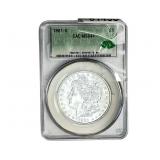 1881-S Morgan Silver Dollar CAC MS64+