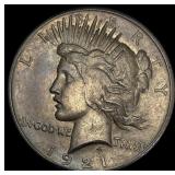 1921 Silver Peace Dollar  CLOSELY UNCIRCULATED