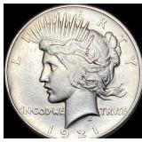 1921 Silver Peace Dollar  CLOSELY UNCIRCULATED