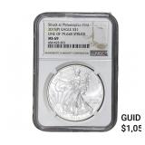 2015-P Silver Eagle NGC MS69