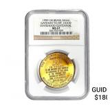 1959 OR BRASS 34MM NGC MS67