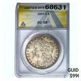 1897-O Morgan Silver Dollar ANACS AU58