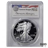 2007-W Silver Eagle PCGS PR69 DCAM Reagan Legacy