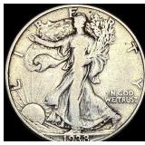 1938-D Silver Walking Liberty Half Dollar LIGHTLY