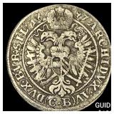 1655-1705 Hungary Leopold Silver 3 Kreuzer CLOSELY