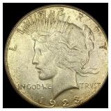 1928 Peace Silver Dollar CHOICE AU